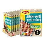MAGGI Jugoso al Horno Receta Mediterránea - 1 Bolsa para Horno con Condimentos - Pack de 16 x...