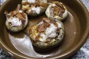 Champipizzas al vapor